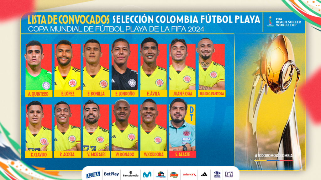 Convocatoria de la Selección de Fútbol Playa para la Copa Mundial de la