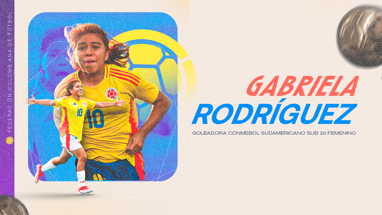 Gabriela Rodríguez, goleadora del CONMEBOL Sudamericano Sub20 femenino