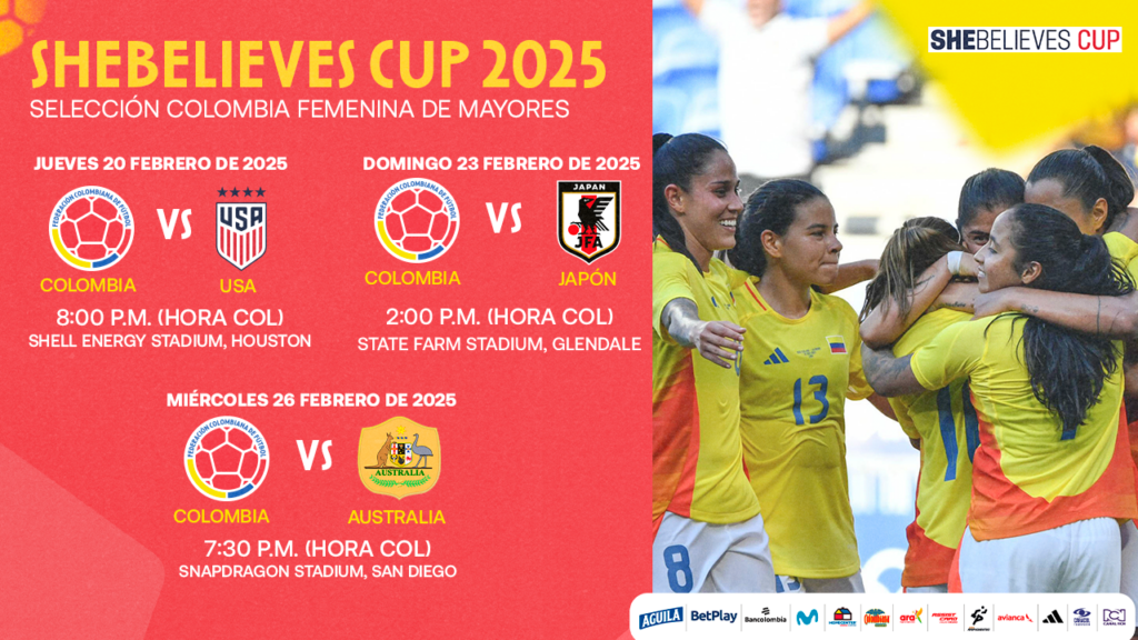 La Selección Colombia Femenina entre las mejores del mundo: primera invitación a la Copa SheBelieves 2025