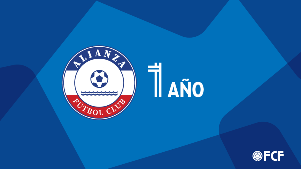 FCF felicita a Alianza Fútbol club en su aniversario número uno