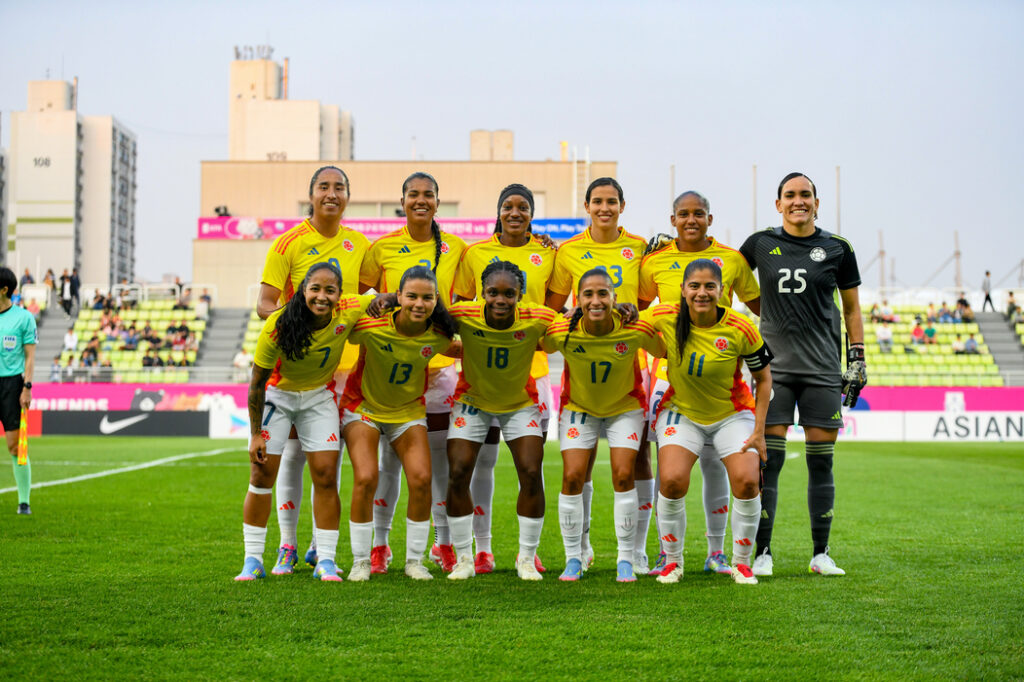 La Selección Colombia Femenina consigue la victoria en Corea