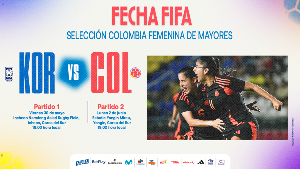 ¡La Selección Colombia Femenina se medirá ante Corea del Sur!
