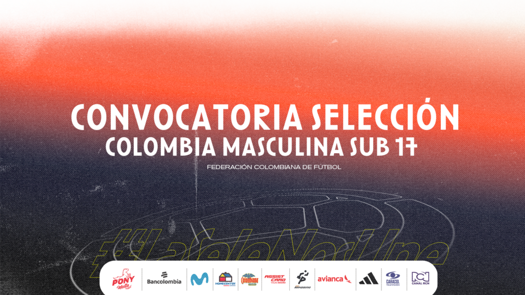Convocatoria de la Selección Colombia Masculina Sub-17 para microciclo de trabajo – junio 2025