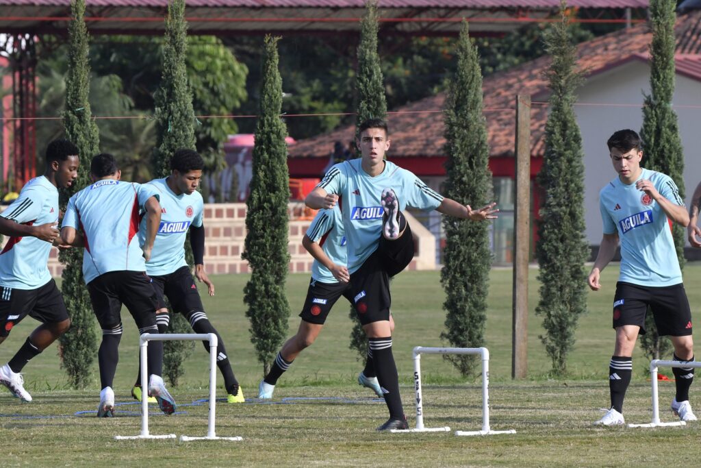 Entrenamiento Colombia Sub-20, Cali, 16-01-2023