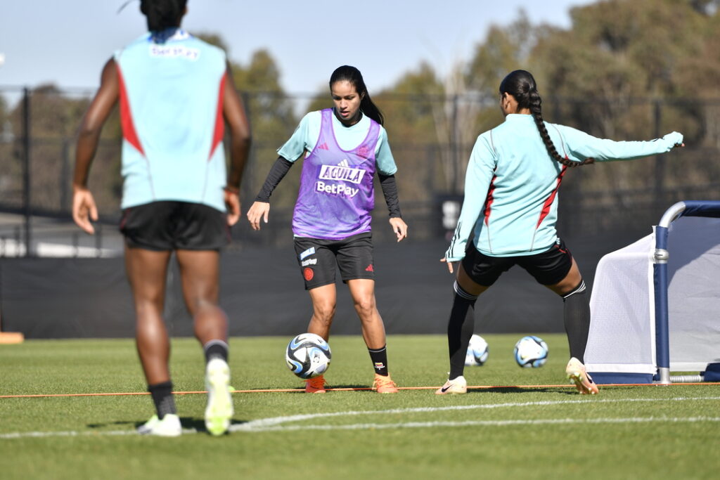 Entrenamiento 12 de julio, Selección Femenina de Colombia